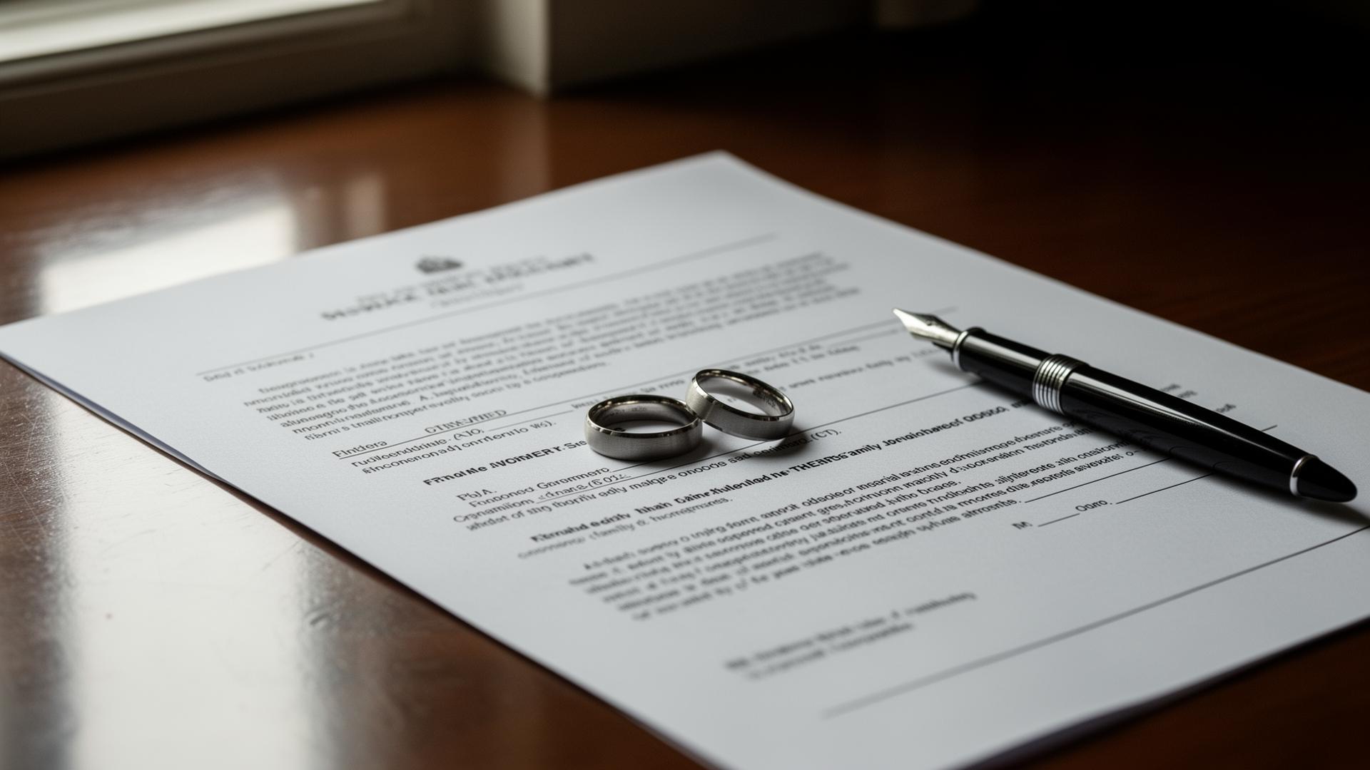 Wedding rings on divorce paperwork — instructing a direct access divorce barrister for financial remedy and child arrangements