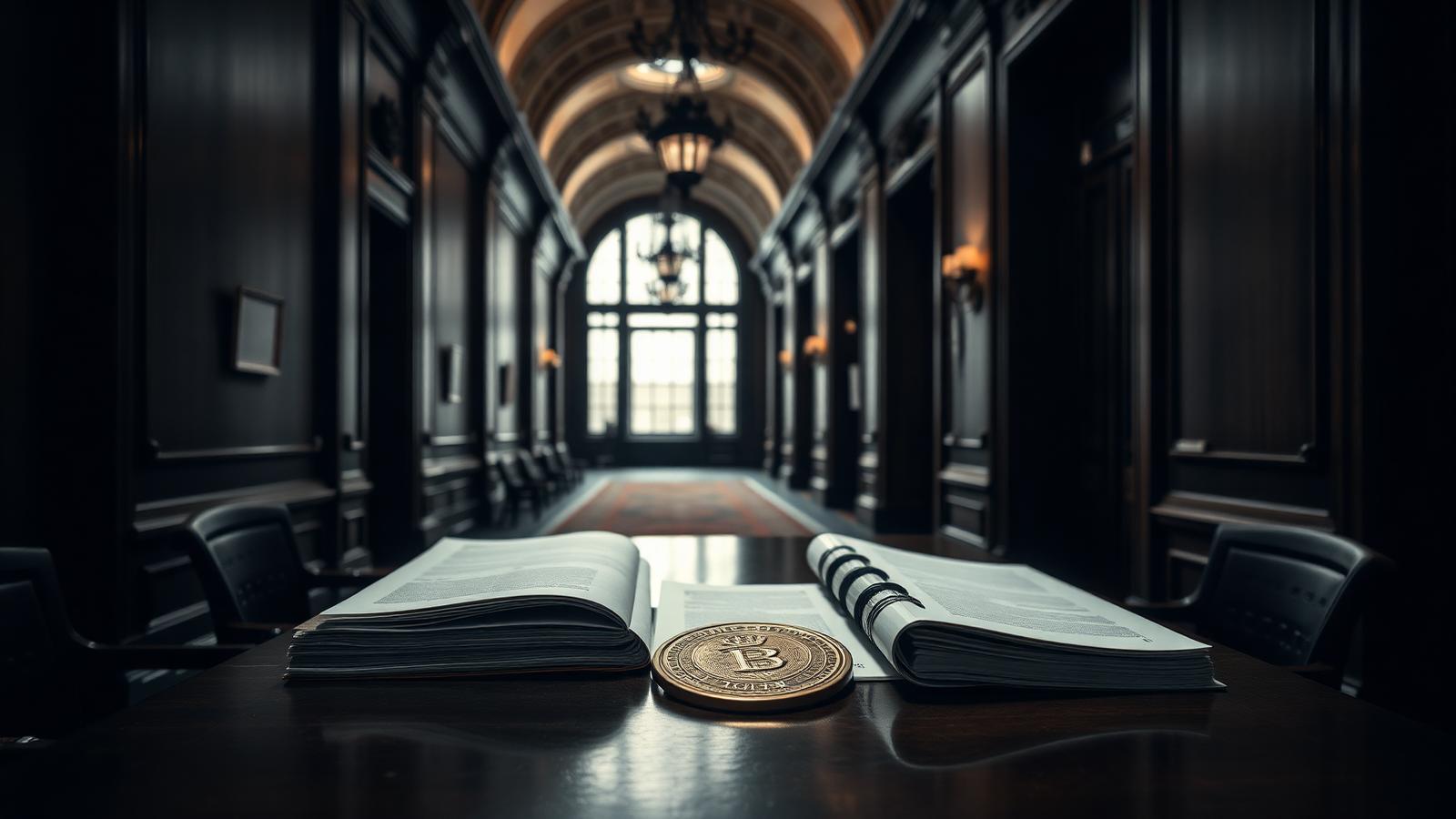 Insolvency case papers on a court table, representing insolvency barristers instructed on Bristol winding up and bankruptcy proceedings.